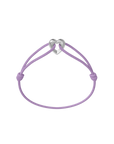 Silver Heart Cord Bracelet