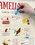 Personalised Santa Tracker Advent Calendar | Custom Made for Kids & Family