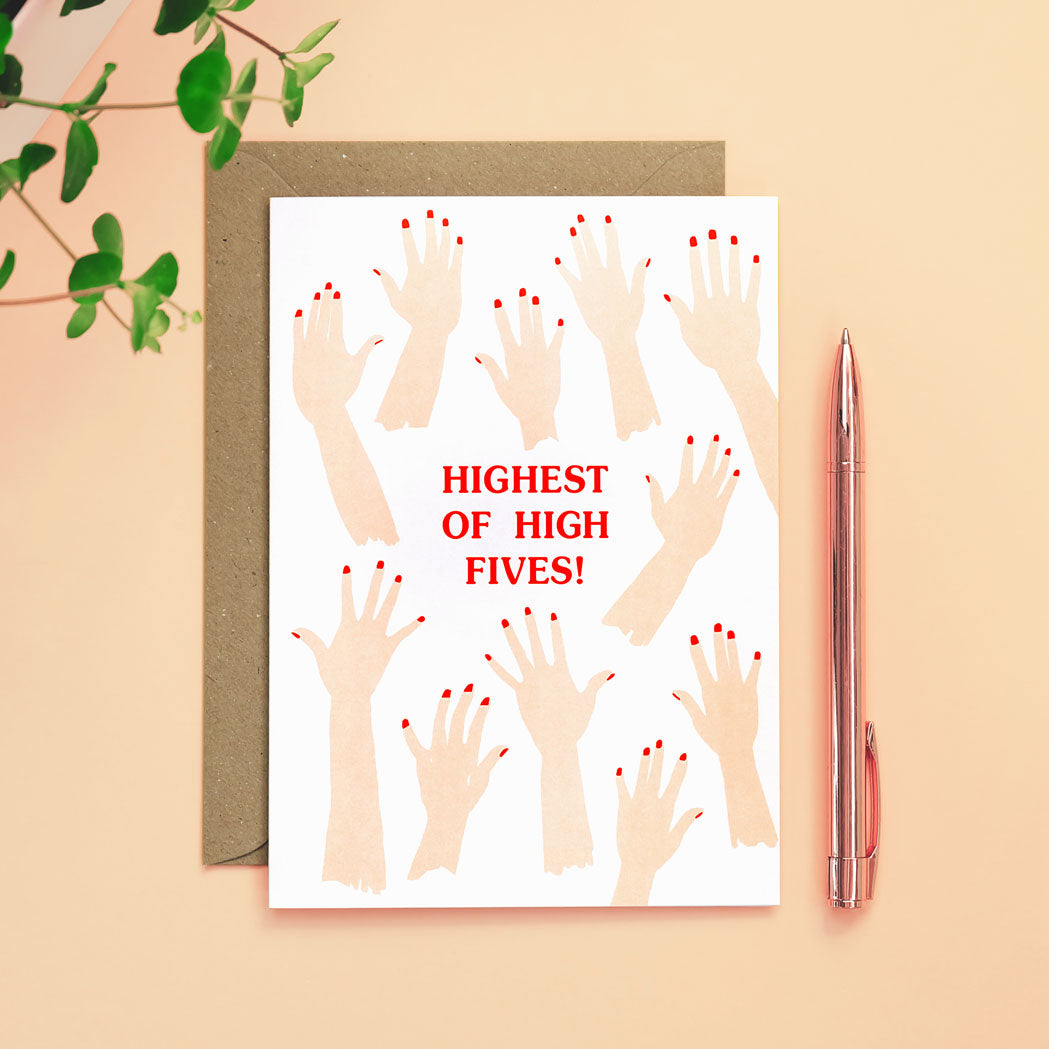 Highest Of High Fives Card