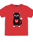 Kids Heartful Cat T Shirt