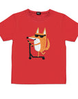 Kids Fox T Shirt for Scootering Fun