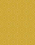 Hive Hexagonal Retro Wallpaper