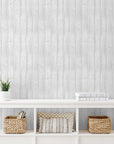 Light Grey Faux Wood Wallpaper Holden