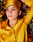 Amelie Honeybee Girls Silk Pyjama Set