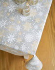 Winter Snowflakes Rectangular Tablecloth