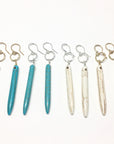 Howlite Drop Earrings