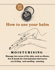 100% Natural Miracle Worker Vegan All-In-One Balm for Face, Hair and Body