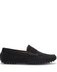 Penny Driving Loafers, black suede