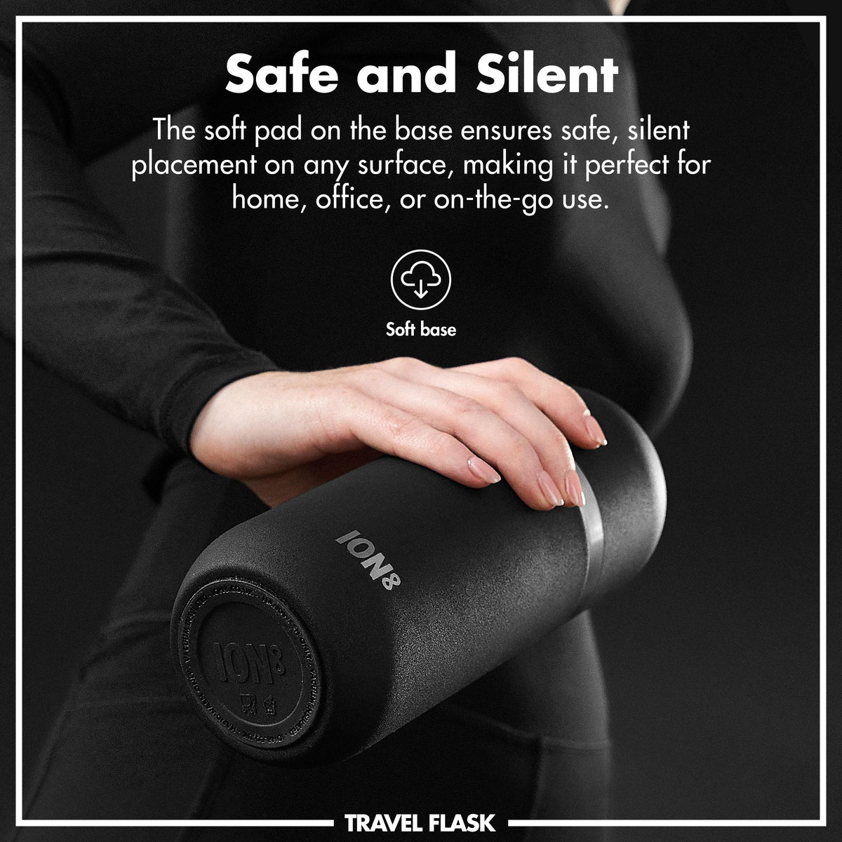 Luma Vacuum Insulated, Flask &amp; Mug, Black, 700ml (24oz)