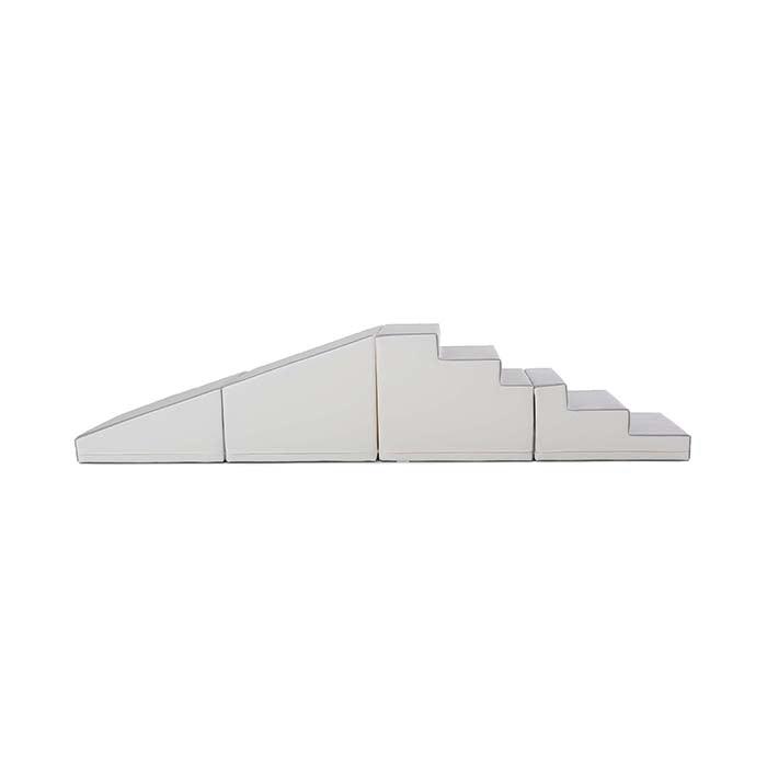 4 Piece Soft Play Step and Slide Set Transformer