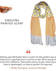 Sahara- Ikat Print fashion Scarf