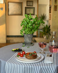 Eco-Friendly Table Runner – Blue Stripes, Nord 1 Collection by Hortensias Home at www.brixbailey.com