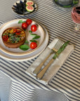 Nordic Style Round Tablecloth – Eco-Friendly & Elegant by Hortensias Home at www.brixbailey.com