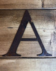 Classic Rusty Metal Letters 5" And 12" A-Z 0-9 Rustic Signs For The Home And Garden
