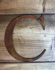 Classic Rusty Metal Letters 5" And 12" A-Z 0-9 Rustic Signs For The Home And Garden
