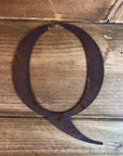 Classic Rusty Metal Letters 5" And 12" A-Z 0-9 Rustic Signs For The Home And Garden
