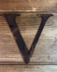 Classic Rusty Metal Letters 5" And 12" A-Z 0-9 Rustic Signs For The Home And Garden