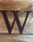 Classic Rusty Metal Letters 5" And 12" A-Z 0-9 Rustic Signs For The Home And Garden