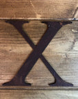 Classic Rusty Metal Letters 5" And 12" A-Z 0-9 Rustic Signs For The Home And Garden
