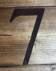 Classic Rusty Metal Letters 5" And 12" A-Z 0-9 Rustic Signs For The Home And Garden