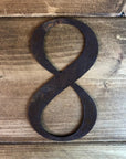 Classic Rusty Metal Letters 5" And 12" A-Z 0-9 Rustic Signs For The Home And Garden