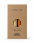 Beeswax Rainbow Carrot Sticks (Pack of four)