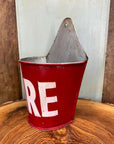 Fire Plant Pot Planter / Stationary Pot / Letter Tidy / Kindling Matches Holder