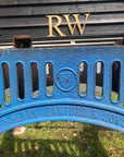 Cast Iron Industrial Henry Bamford  And Sons Table Base Reclaimed Original.