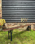 Beer Festival Fold Up Bench / Picnic Bench / Hallway Seating Garden Furniture (2