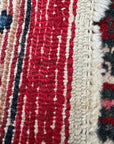 Large Red Oriental Wool Rug – Hand Made Traditional Carpet 381 x 270 cm