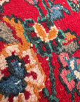 Large Red Oriental Wool Rug – Hand Made Traditional Carpet 381 x 270 cm