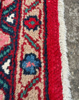 Large Red Oriental Wool Rug – Hand Made Traditional Carpet 381 x 270 cm
