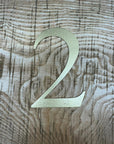 Distressed Gold 5" or 12" Classic Metal Letters, A-Z, 0-9