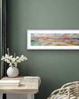 Limited edition Bybrook Winter panoramic giclée print, artist signed, premium gallery quality, luxury collectible artwork, 35cm x 100cm by Michael Sutherland Art at brixbailey.com