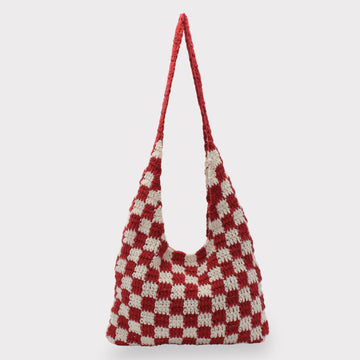 Hand-Made Knitted Cotton Crochet Bag - Eco-Friendly & Sustainable Fashion by Sook Stainable at brixbailey.com