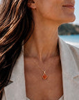 Tyche Gemstone Necklace Carnelian