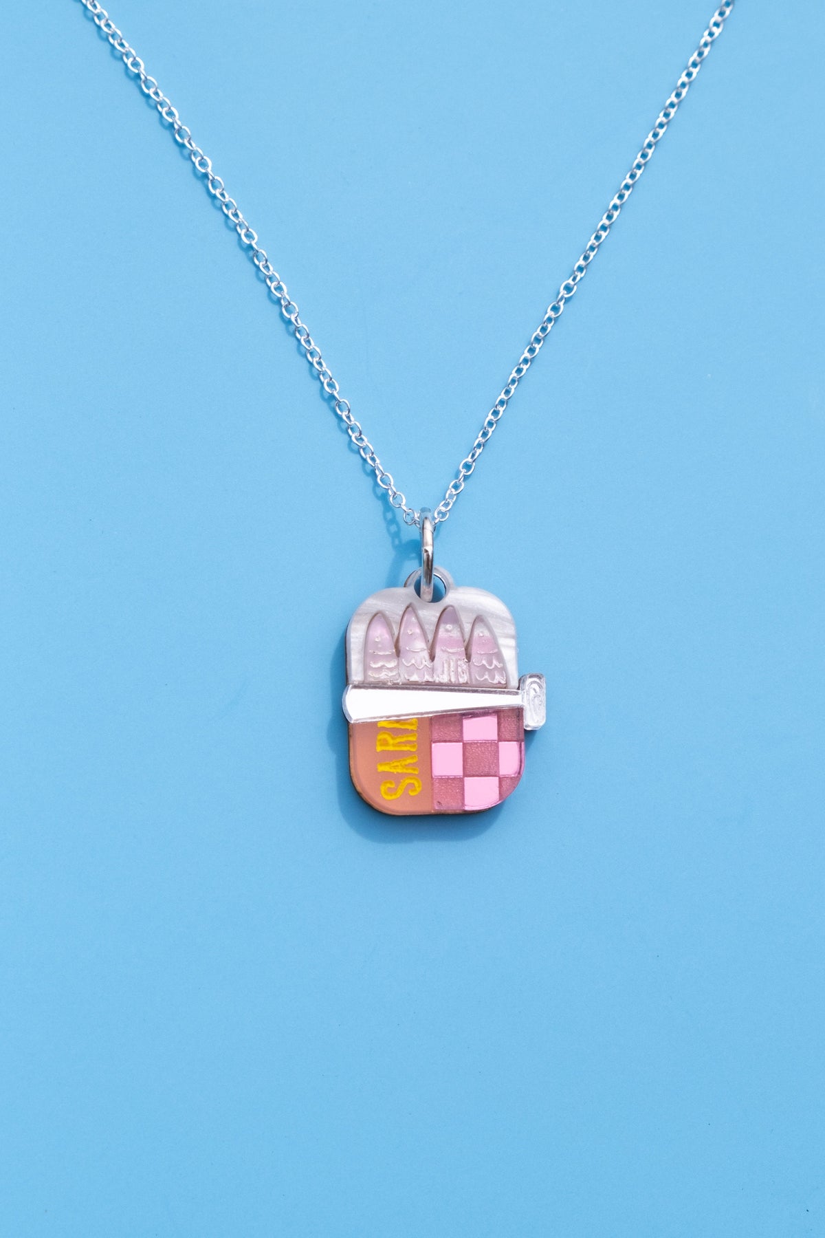Sardines Tin Necklace