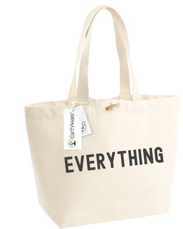 Luxury EarthAware Organic Marina Tote Bag - Premium 100% Organic Cotton Canvas, Sustainable & Stylish for Everyday Use by Flossie & George at brixbailey.com