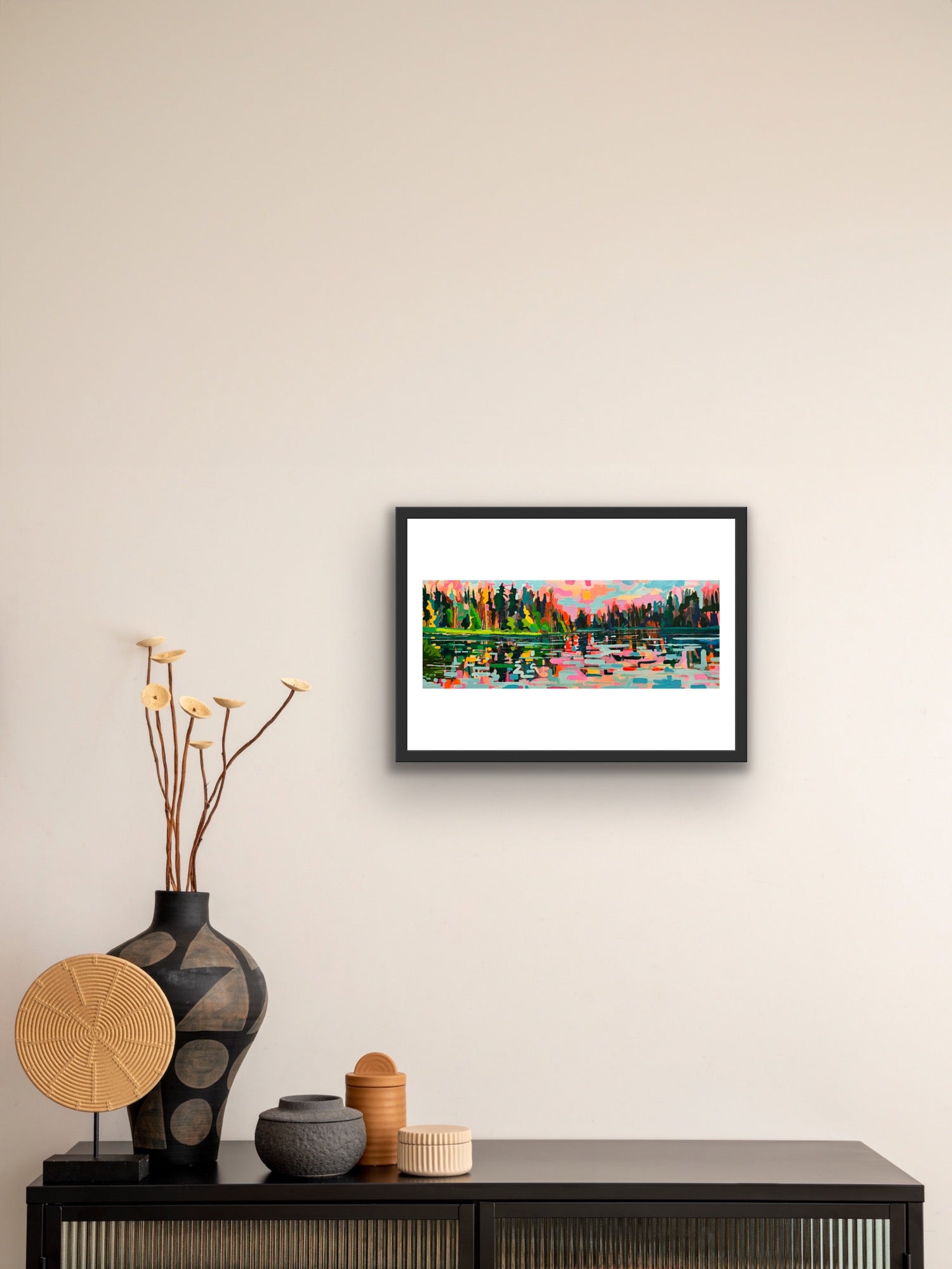 Stourhead 1 classic print A3 indigo art signed unframed or framed options by Michael Sutherland Art at brixbailey.com