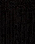 Jet Black Bamboo Socks (Comfort Cuff)