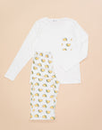 Women's Long Sleeve Pima Cotton Pyjama Set – Tacos Print