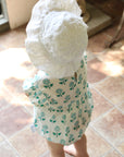 Frilly Bodysuit - Sea Blue Floral
