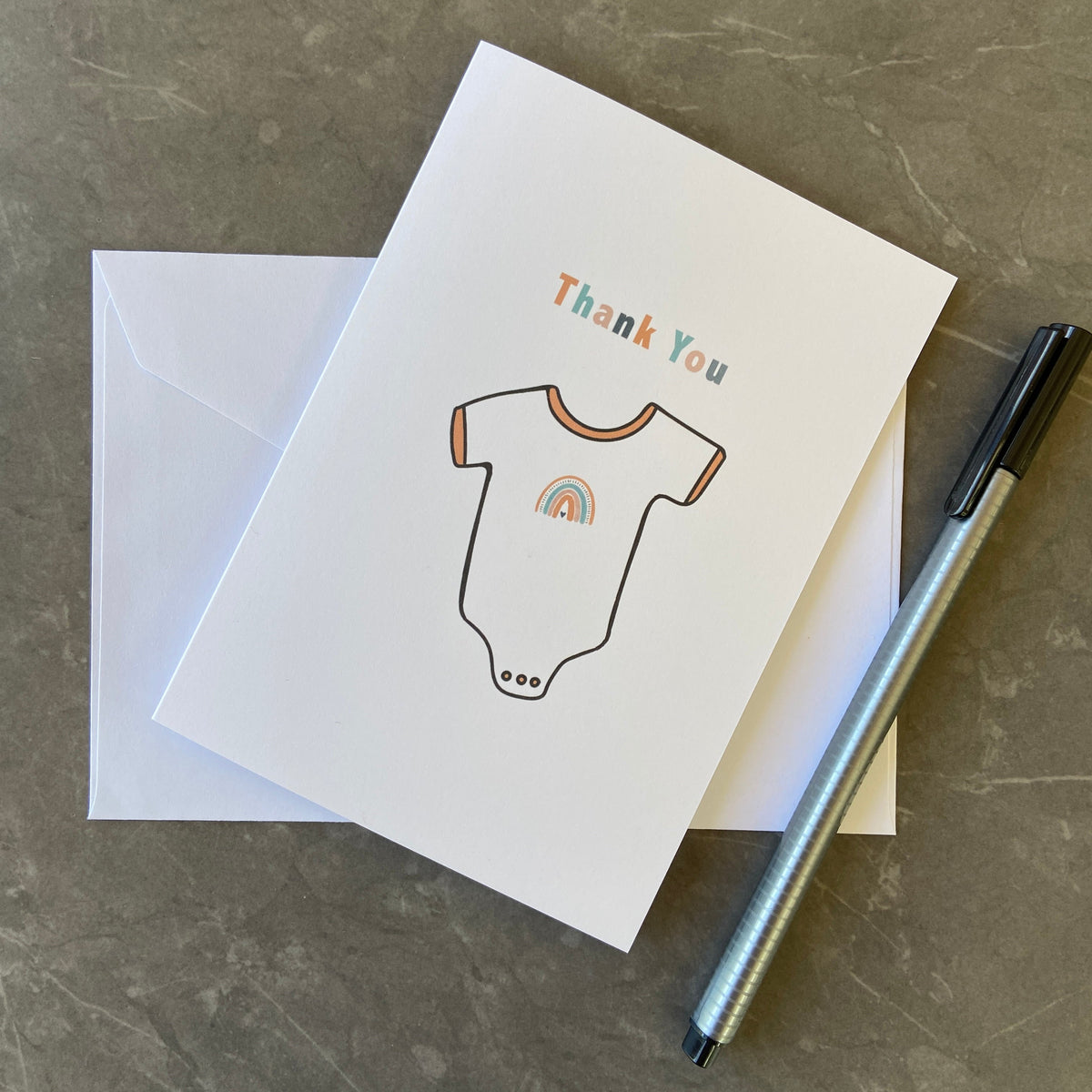Baby Shower Thank You Note Card Set