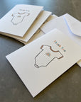 Baby Shower Thank You Note Card Set