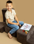 Aesthetic Shape Set 5-Elements - Brown