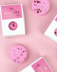 Self-love Aromatherapy Shower Steamer in Box - Rose Geranium, Black Pepper, Bergamot, Grapefruit and Rose Petals