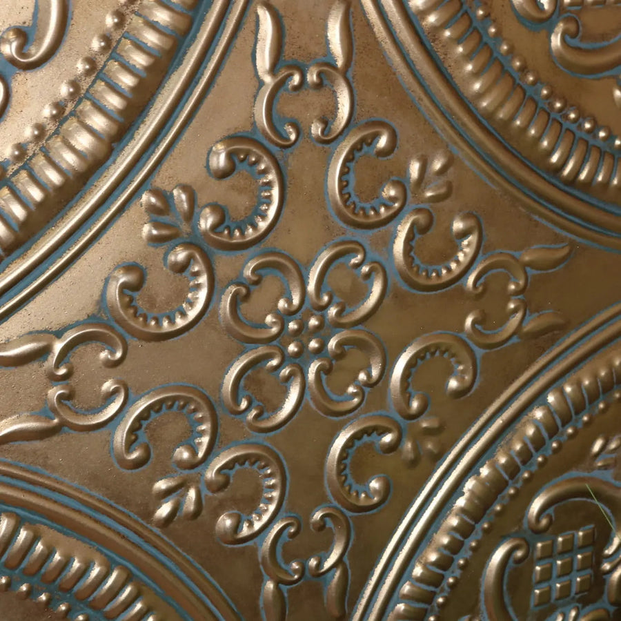 Pushkar Majesty metal wall art, luxury gold filigree design, premium antique finish, handcrafted square decor, trending best-selling home decor by Maravi at brixbailey.com