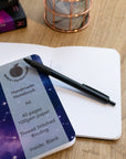A6 Handmade Notebook with Cosmic Design