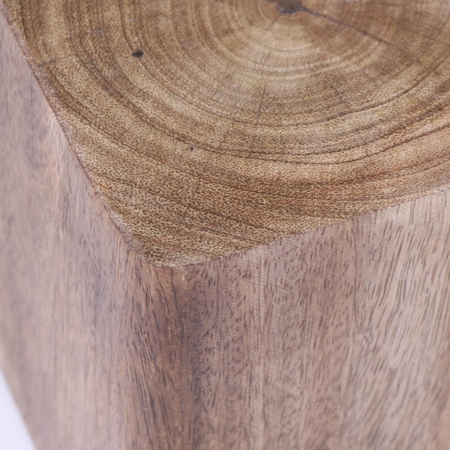 Rustic charm Mori wooden door stop, premium solid mango wood with rope handle, stylish minimalist home decor by Maravi at brixbailey.com
