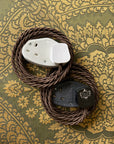 Espresso - Lola's Leads Fabric Extension Cable